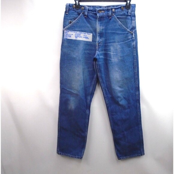 Bailey's Wild Ass Other - Vintage 90's Bailey's WILD ASS Mens Carpenter Jeans Size 34x32 Suspendered USA #